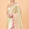 Green Kashi Ghat Organza - Image 4
