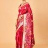 Megenta Pink Banarasi Saree - Image 2